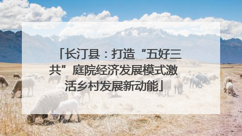 长汀县：打造“五好三共”庭院经济发展模式激活乡村发展新动能