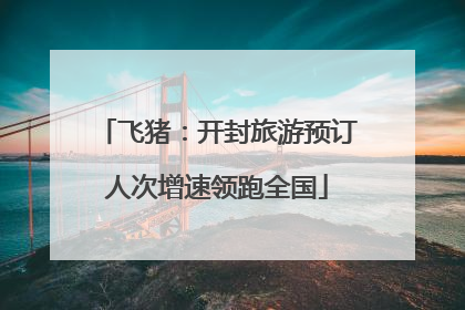飞猪：开封旅游预订人次增速领跑全国