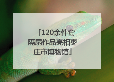 120余件套隔扇作品亮相枣庄市博物馆