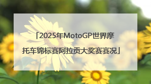 2025年MotoGP世界摩托车锦标赛阿拉贡大奖赛赛况