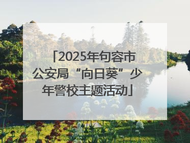 2025年句容市公安局“向日葵”少年警校主题活动
